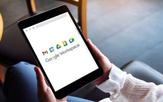 Google Apps on tablet