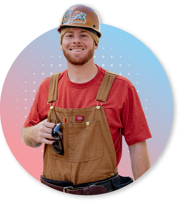 Picture of a Carpentry Program Student smiling at the camera