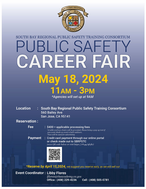 Public Safety Career Fair - San Jose, CA - May 18, 2024