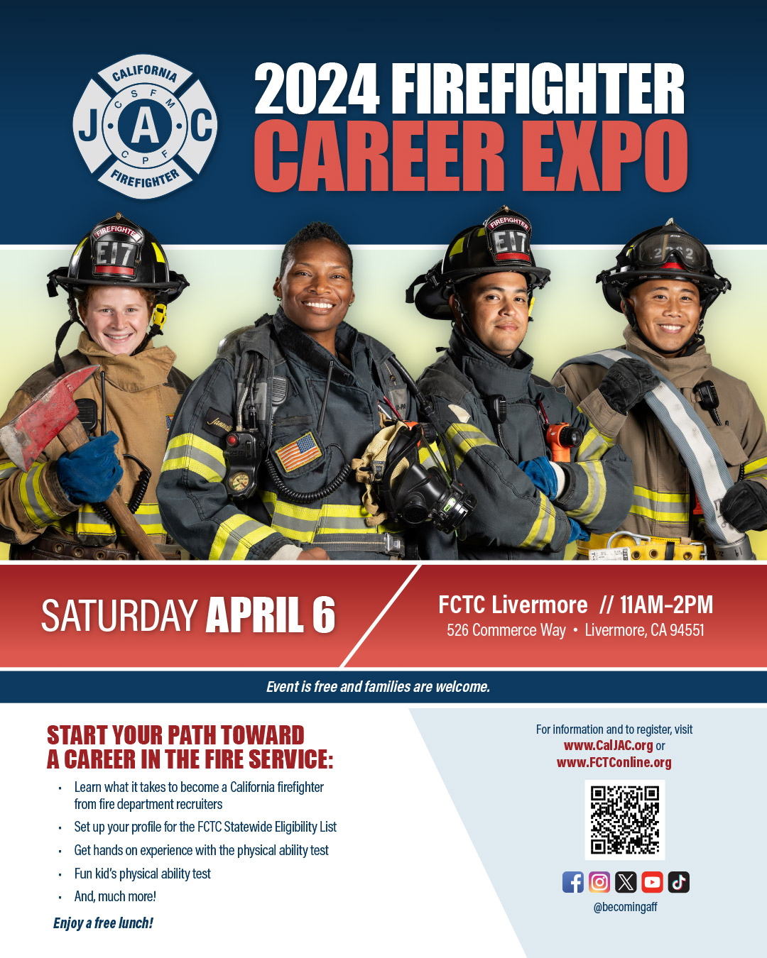 2024 Firefighter Career Expo - Livermore, CA - April 6, 2024