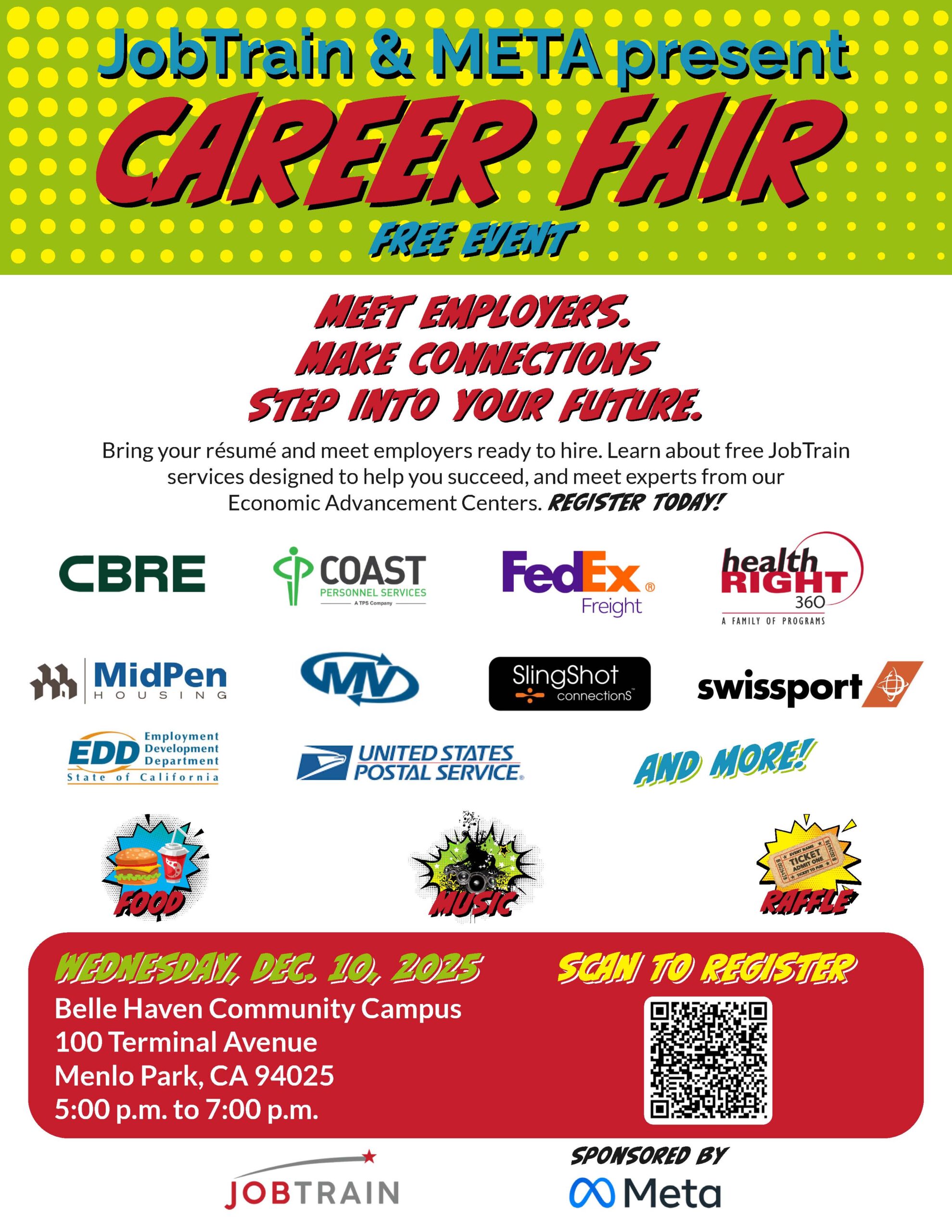 Career Fair - Menlo Park, CA - December 10, 2025