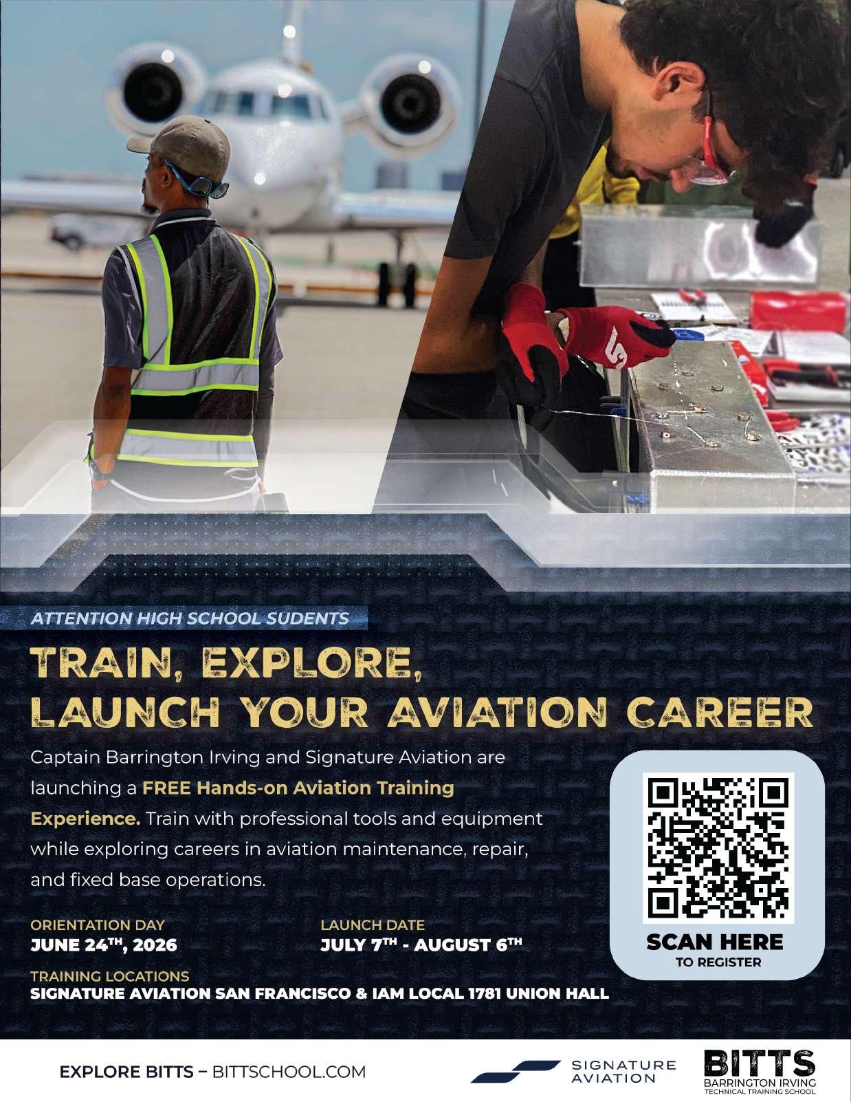 Hands-on Aviation Training Experience - San Francisco, CA - July 7, 2026