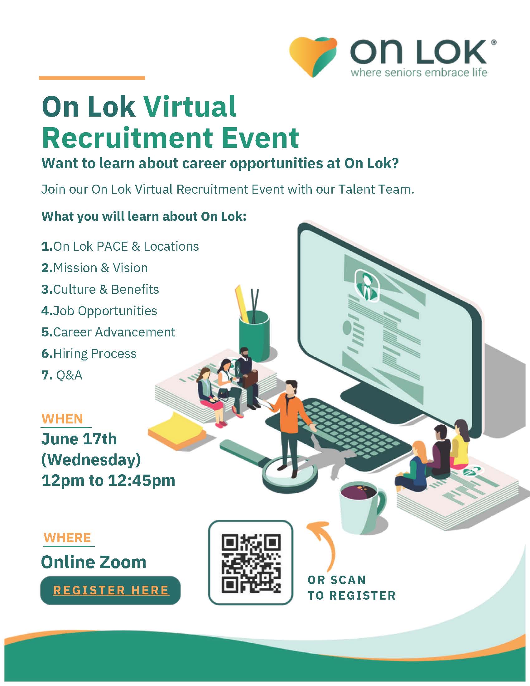 On Lok Virtual Recruitment Event – Virtual Event – June 17, 2026