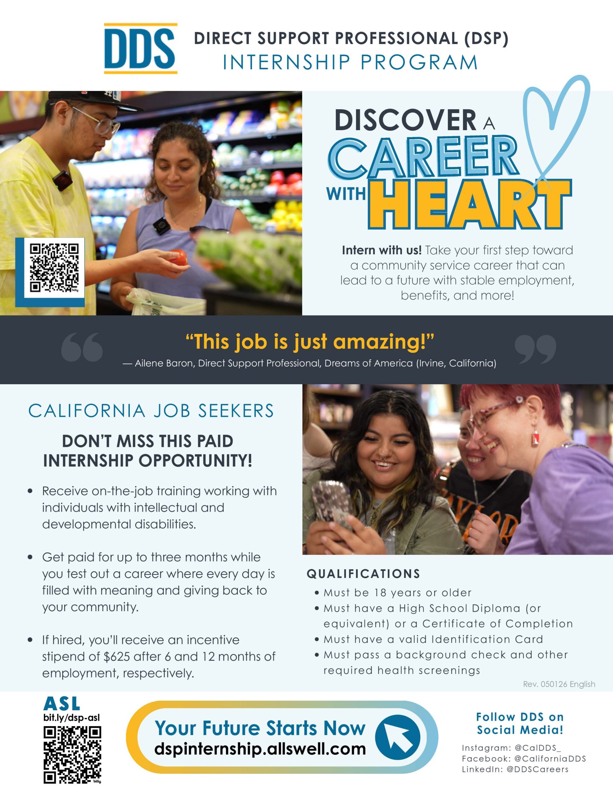 DSP Internship Program – California