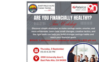 Workshop: Are you Financially Healthy? - East Palo Alto, CA - September 3, 2026