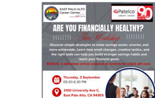 Workshop: Are you Financially Healthy? - East Palo Alto, CA - September 3, 2026