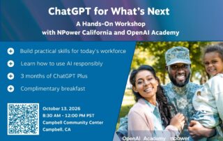 NPower & OpenAI Academy Workshop - Campbell, CA - October 13, 2026