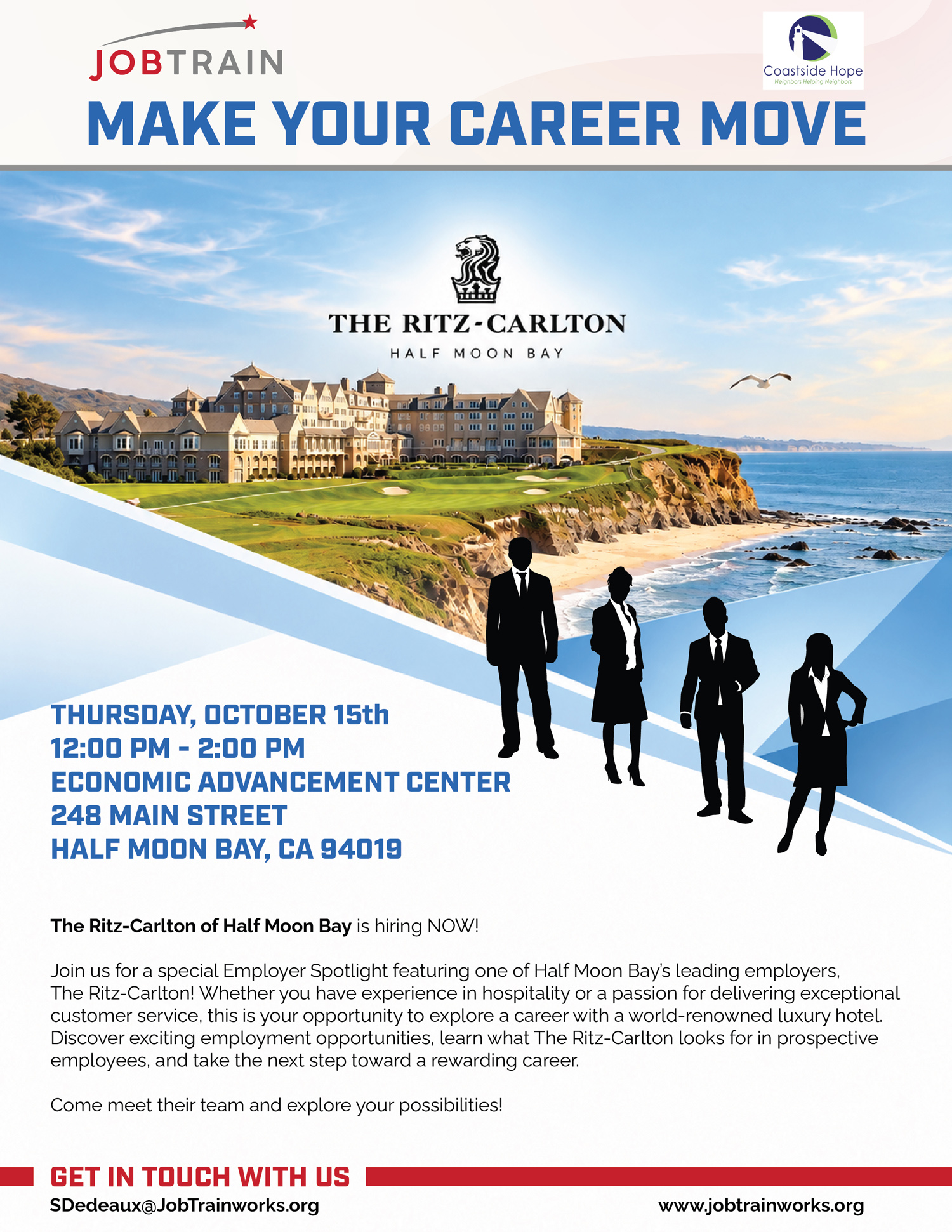 Ritz-Carlton Hiring Event - Half Moon Bay, CA - October 15, 2026